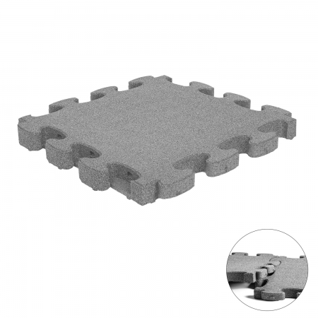 Fallschutz Puzzle grau | 55 x 55 x 6 cm | FH 2,10 m